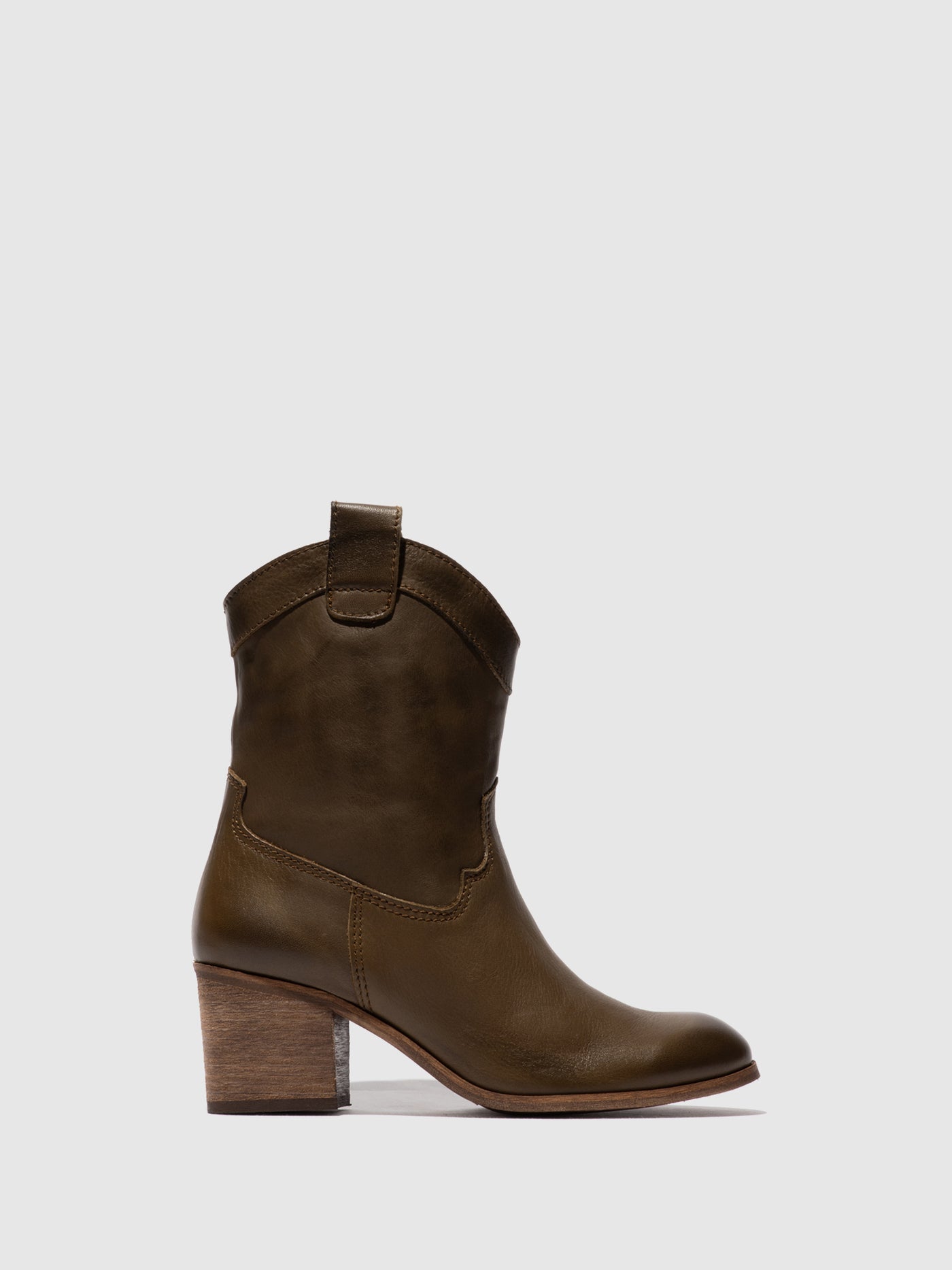 Zip Up Ankle Boots DAXI166FLY MILITARY