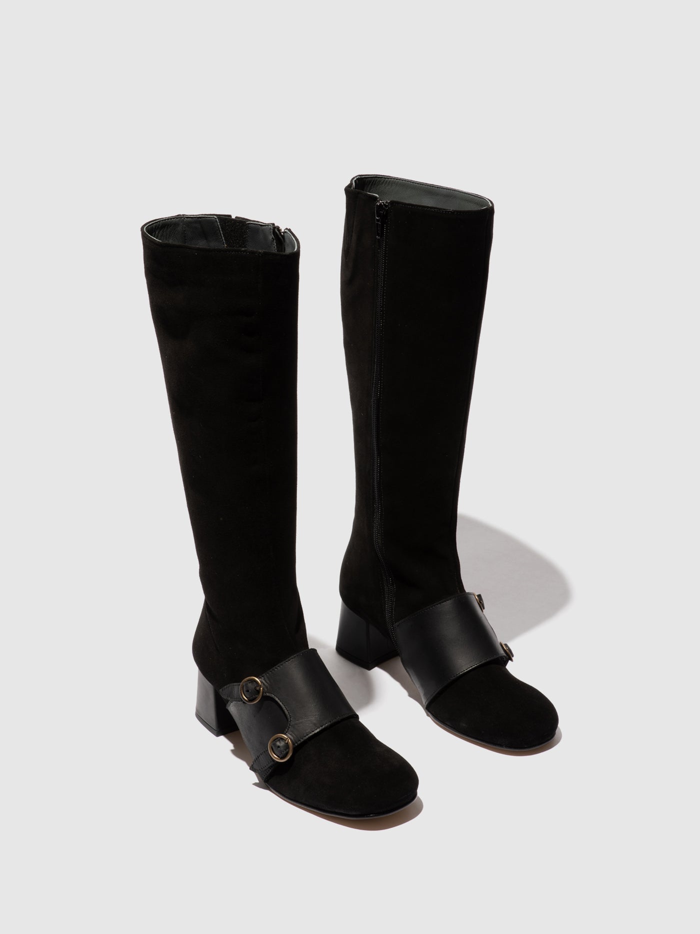 Zip Up Boots SOFY168FLY BLACK