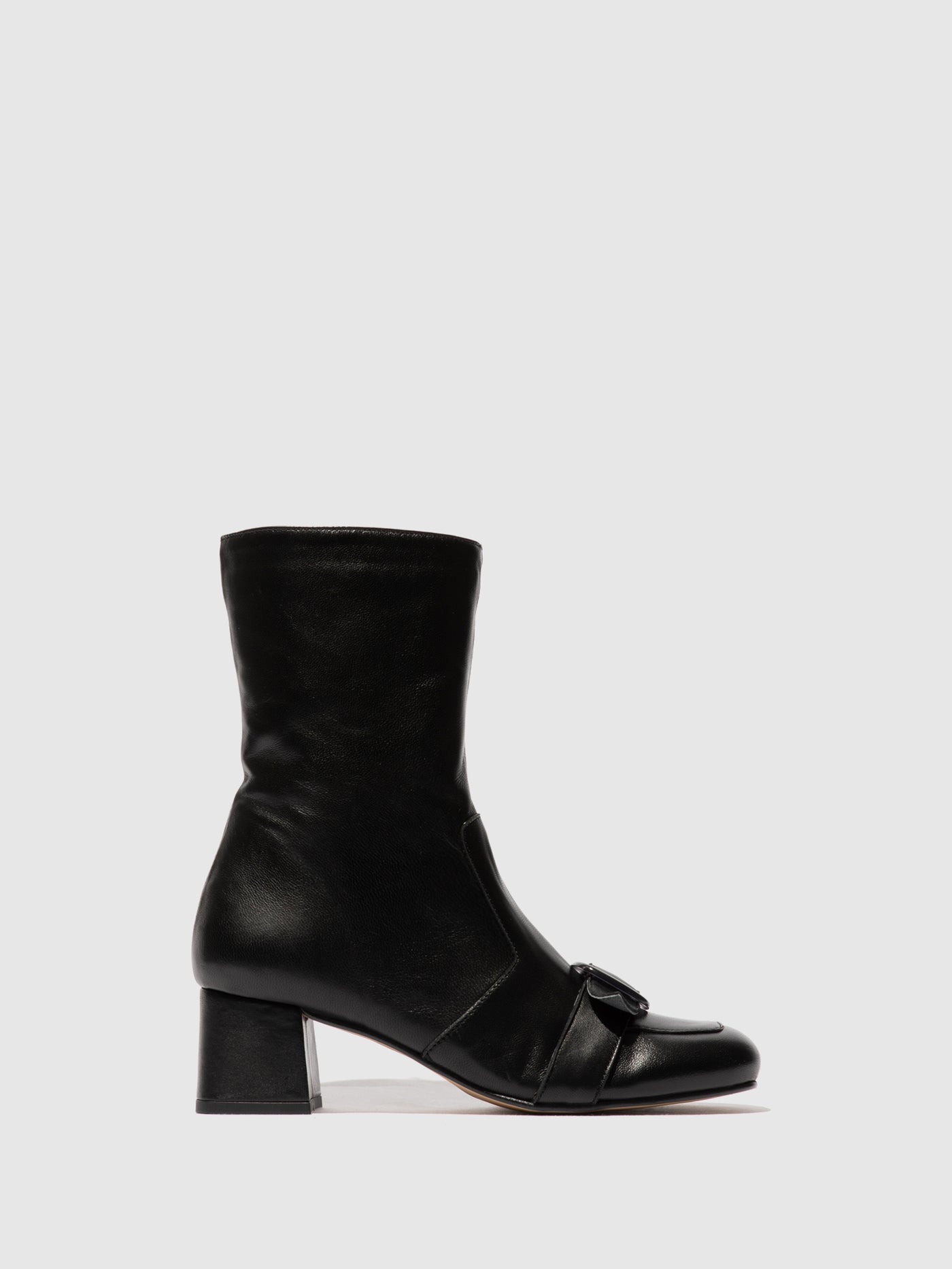 Zip Up Ankle Boots SUIR170FLY BLACK