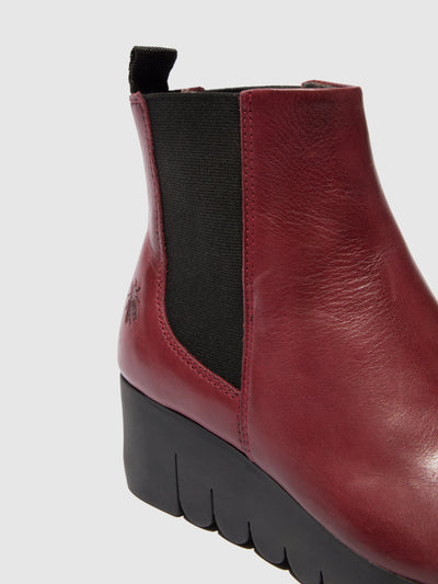 Chelsea Ankle Boots VAZE177FLY BURGUNDY