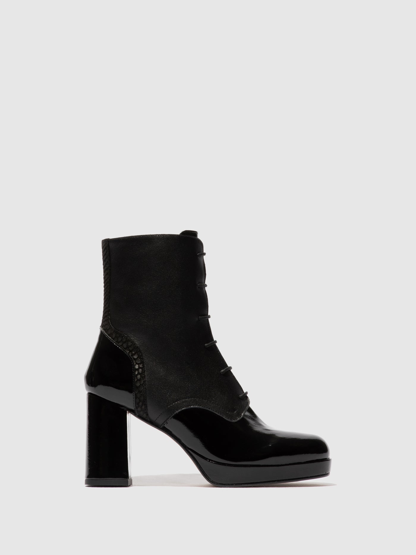 Lace-up Ankle Boots ESIE182FLY BLACK