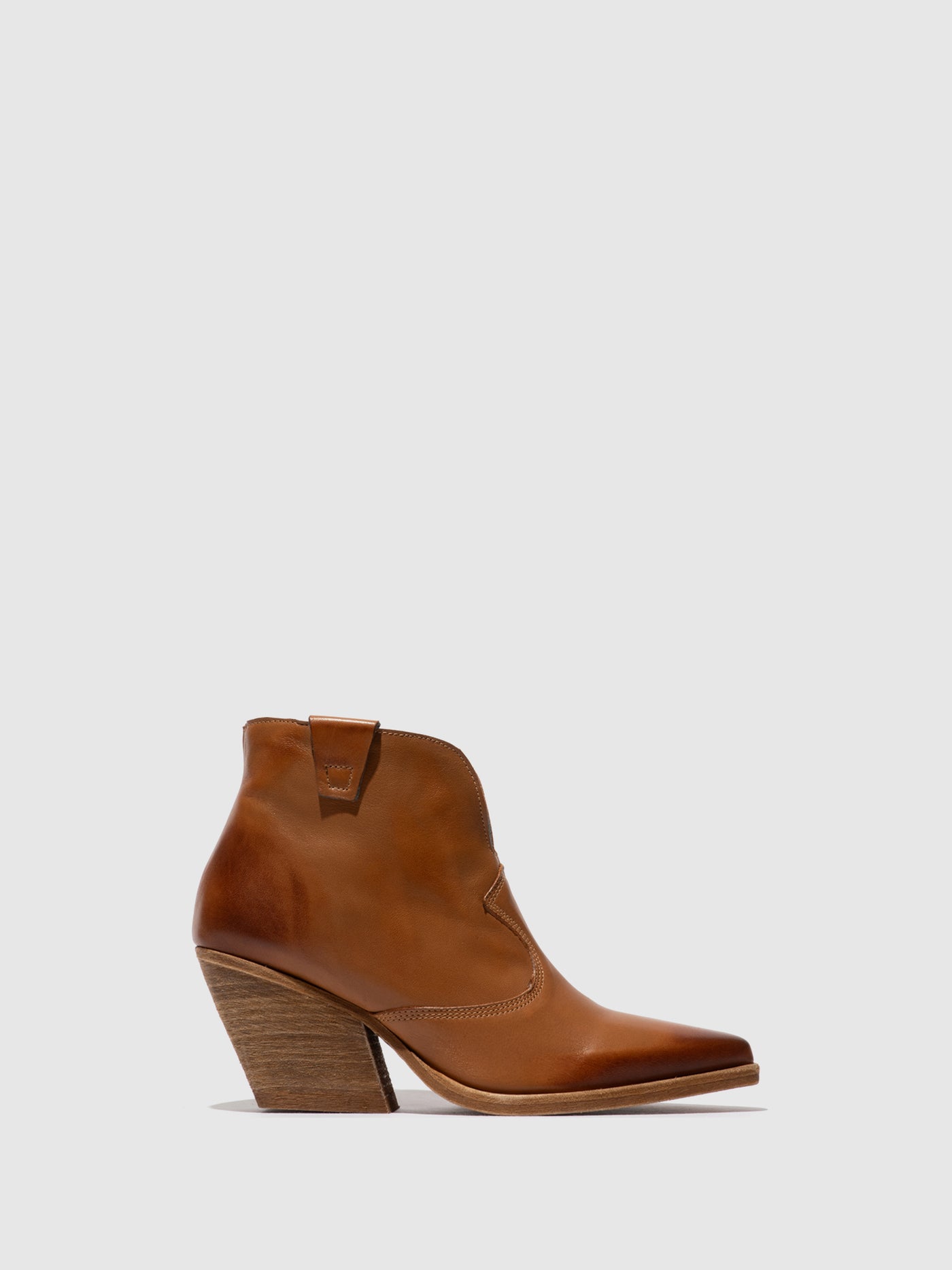 Zip Up Ankle Boots WAXI185FLY CAMEL