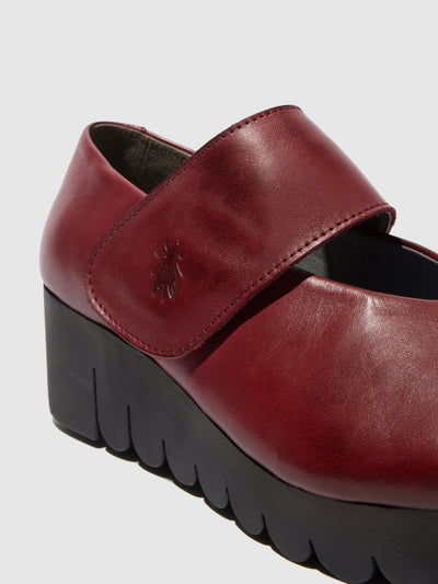 Velcro Shoes VARI188FLY BURGUNDY