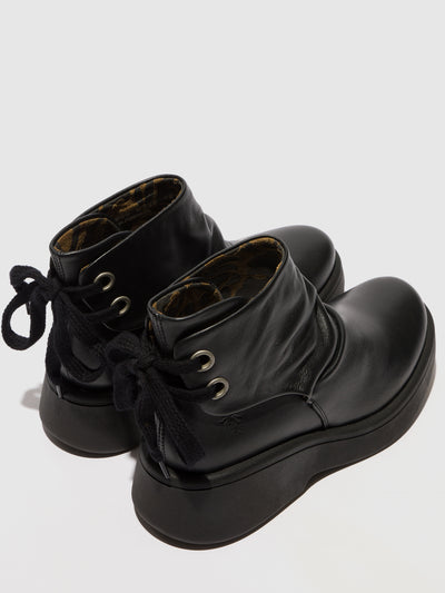 Lace-up Ankle Boots MEBS189FLY DUBLIN BLACK