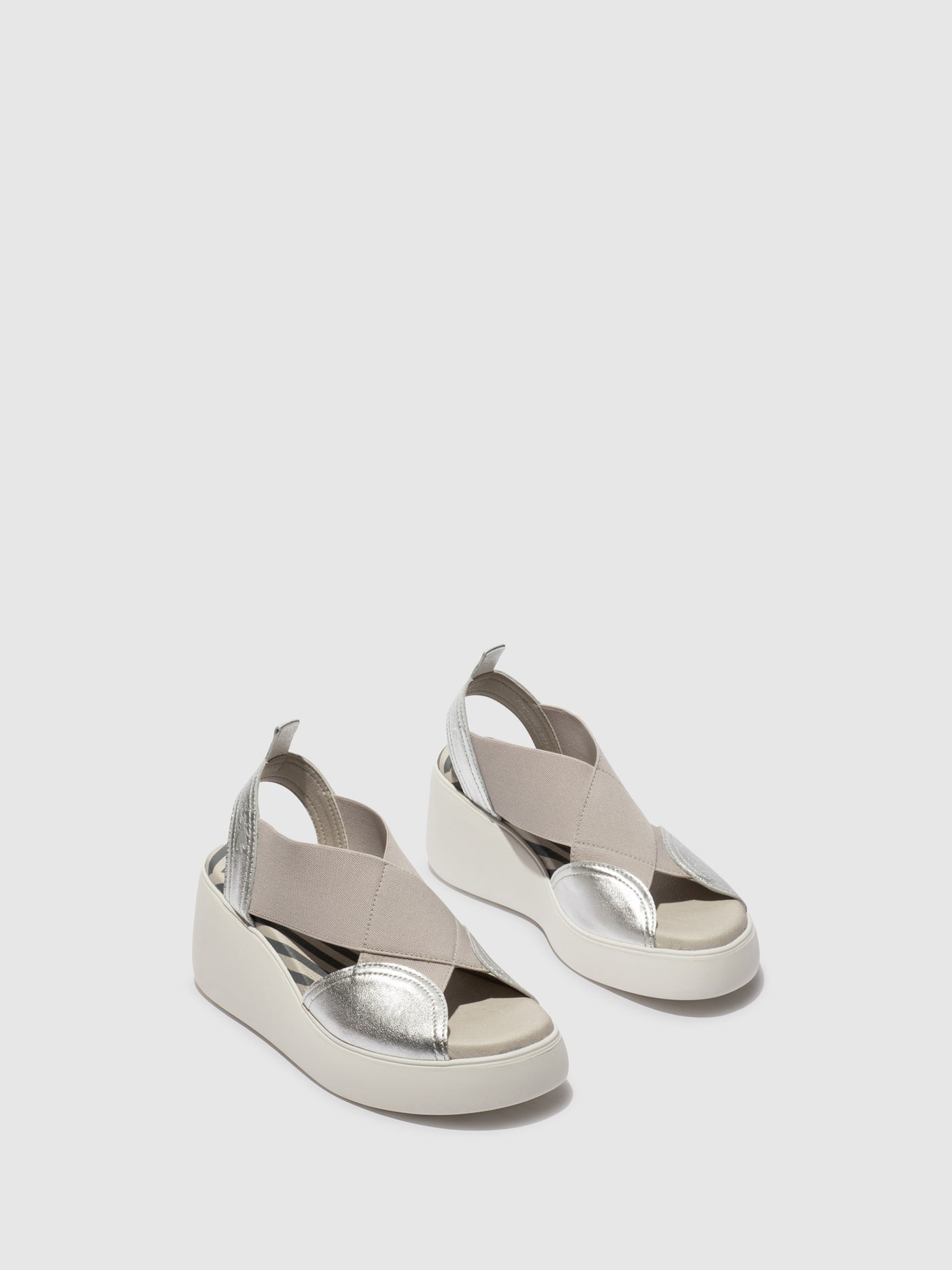 Elasticated Sandals DAIF216FLY SILVER