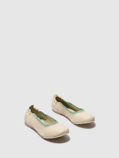 Flat Ballerinas GOIL222FLY OFFWHITE/SPEARMINT