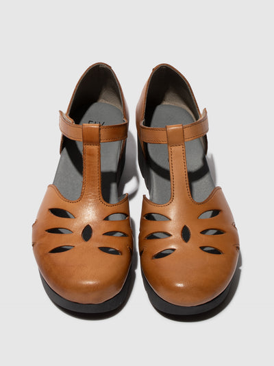 T-Strap Sandals VELT224FLY TAUPE