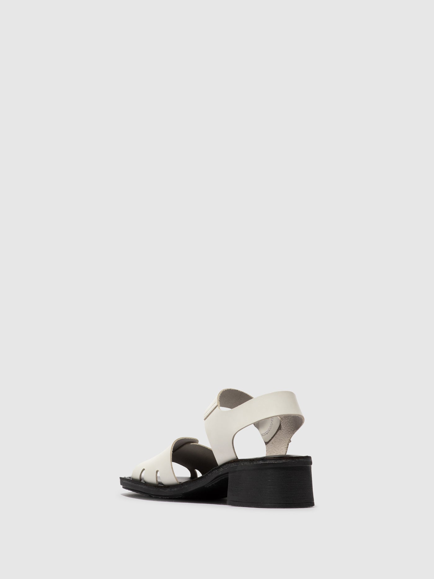 Buckle Sandals EBLI238FLY WHITE/BLACK