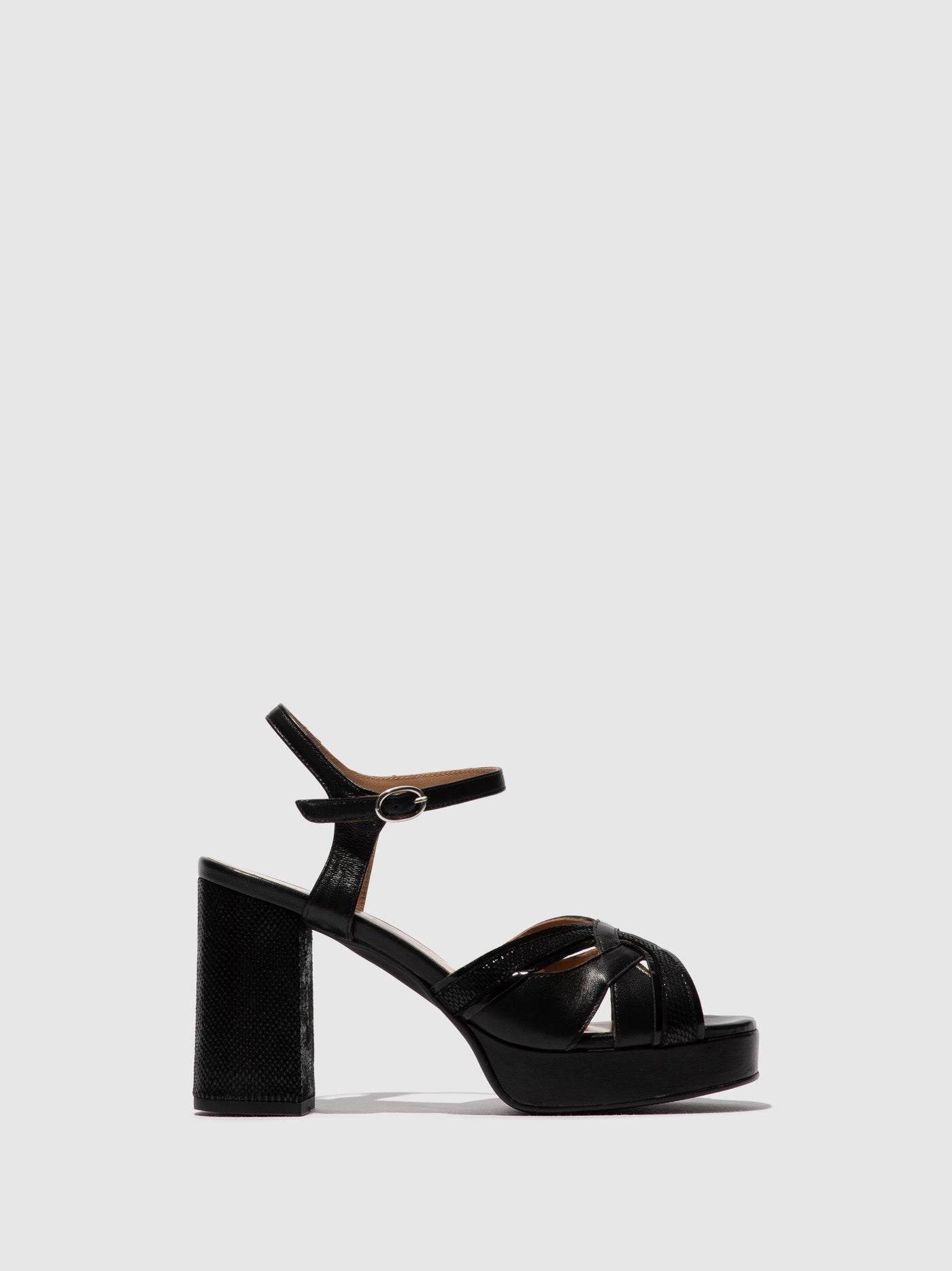 Sling-Back Sandals EZUI240FLY BLACK