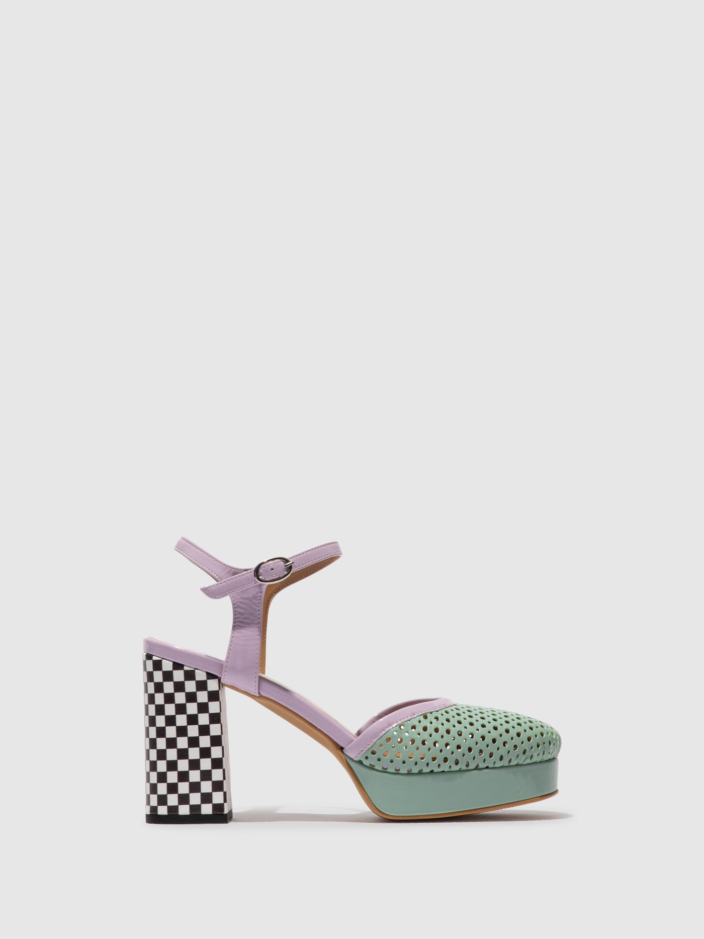 Sling-Back Sandals ELZA241FLY SPEARMINT/PURPLE/BLUE