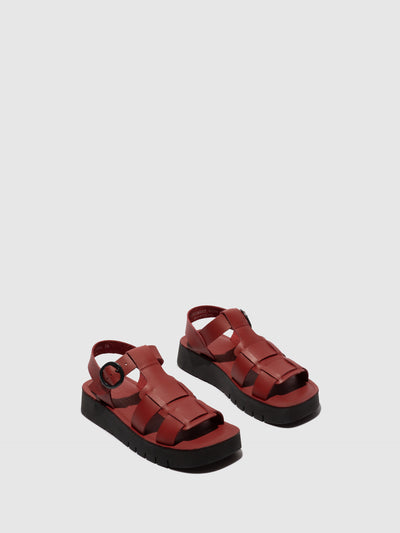 Buckle Sandals SUDY246FLY INTENSE RUST