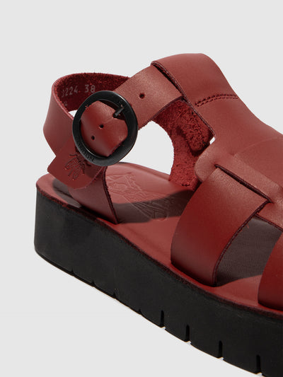 Buckle Sandals SUDY246FLY INTENSE RUST