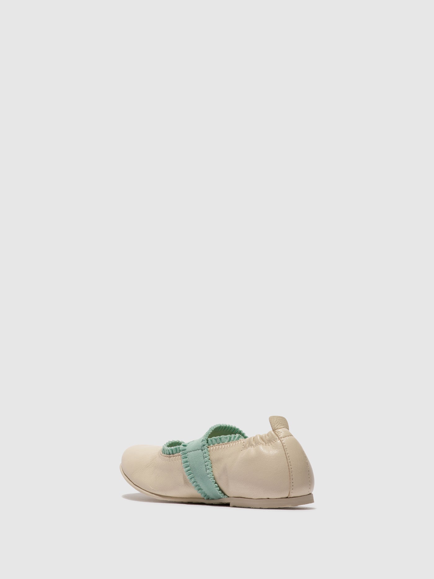 Elasticated Ballerinas GECH253FLY OFFWHITE/SPEARMINT