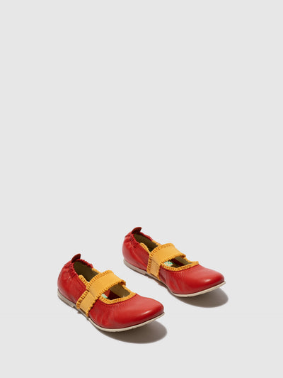 Elasticated Ballerinas GECH253FLY DEVIL RED/YELLOW