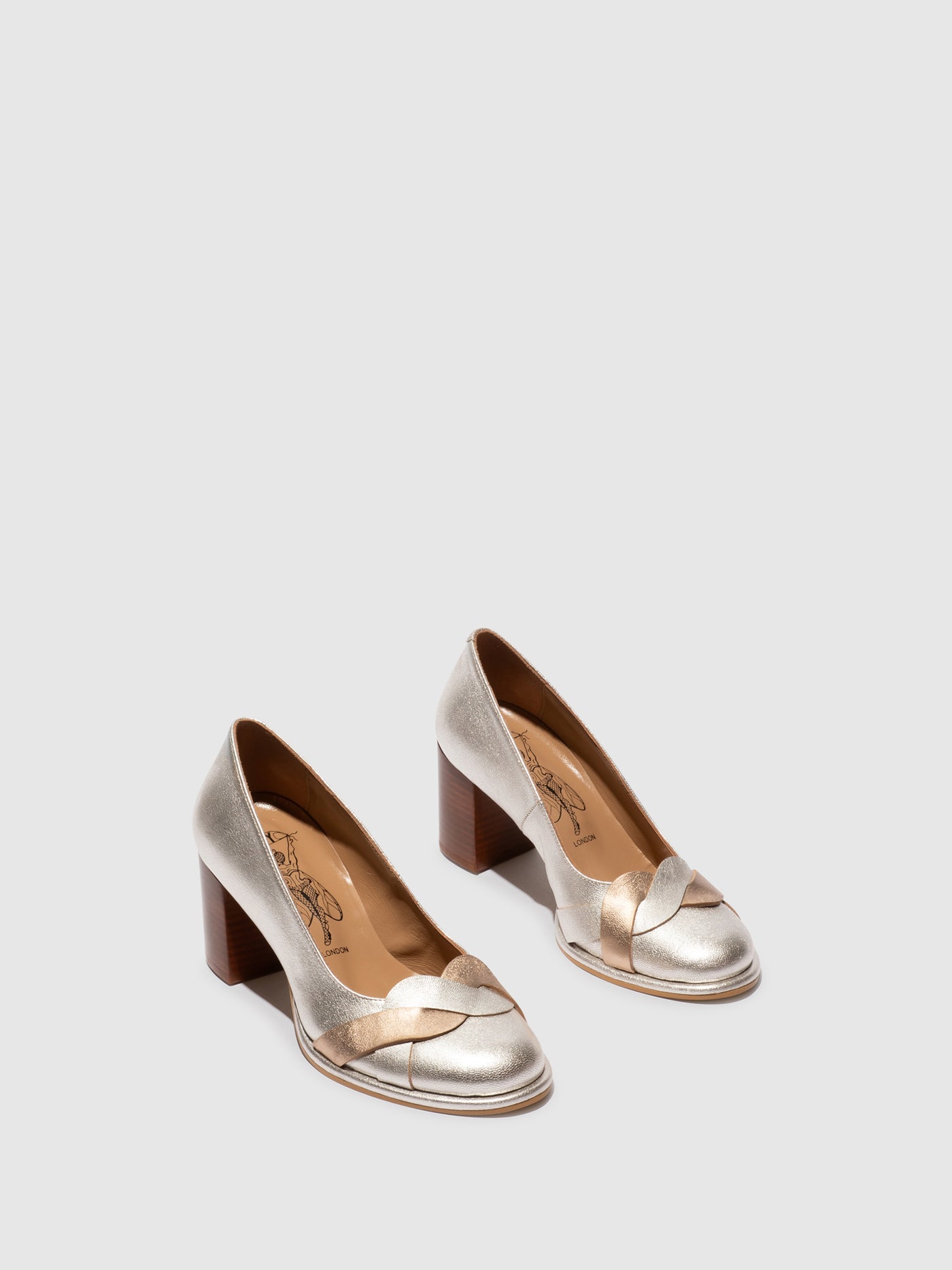 Heel Shoes MEIZ264FLY SILVER/GOLD