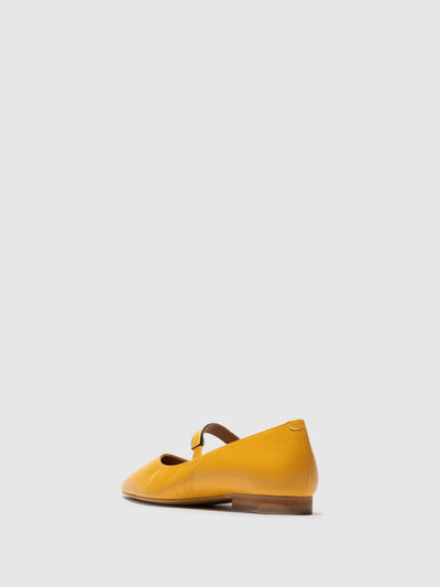 Pointed Toe Shoes SULN265FLY YELLOW/BLACK