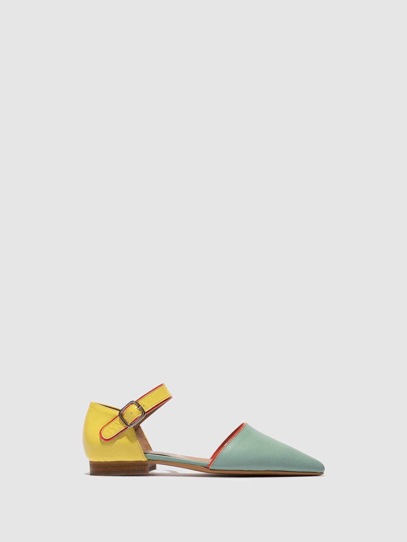 Pointed Toe Shoes SARJ266FLY SPEARMINT/LEMON/SCARLET