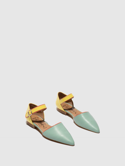 Pointed Toe Shoes SARJ266FLY SPEARMINT/LEMON/SCARLET