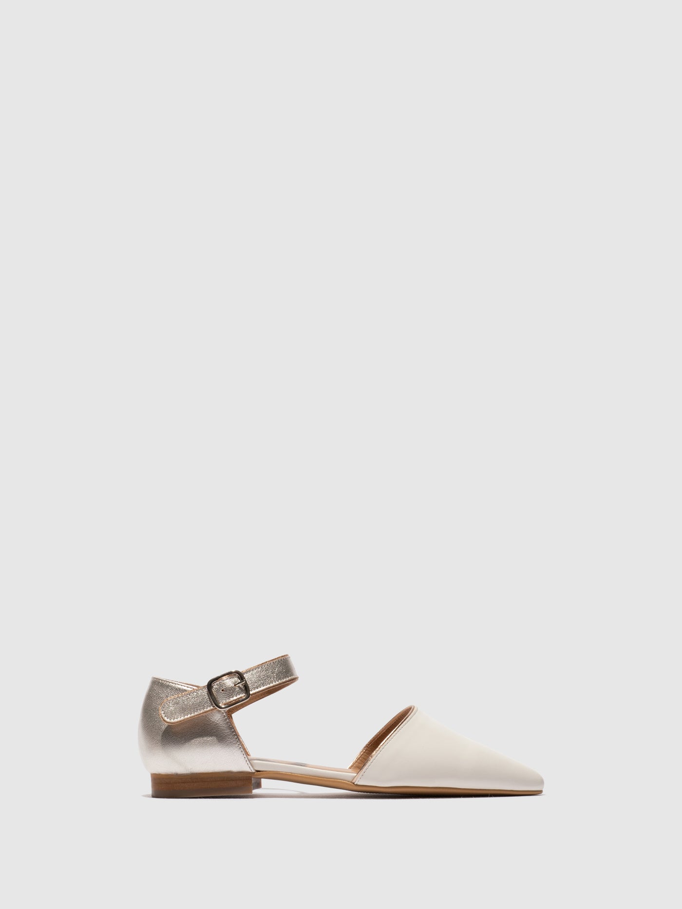 Pointed Toe Shoes SARJ266FLY OFFWHITE/SILVER/SAHARA