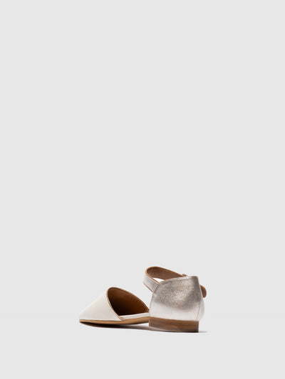 Pointed Toe Shoes SARJ266FLY OFFWHITE/SILVER/SAHARA