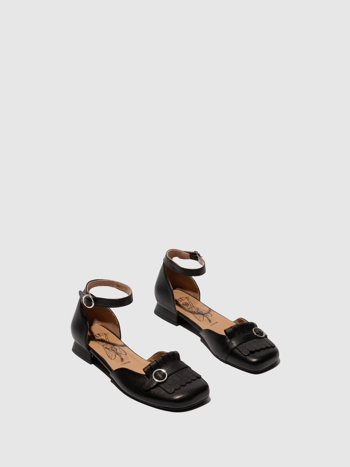 Ankle Strap Sandals CLAI269FLY BLACK