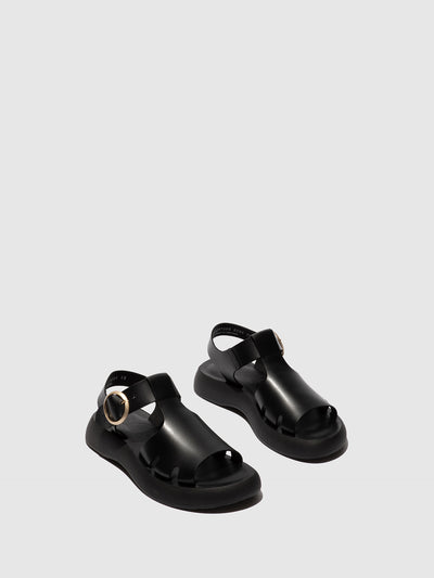 Buckle Sandals BADY281FLY BLACK