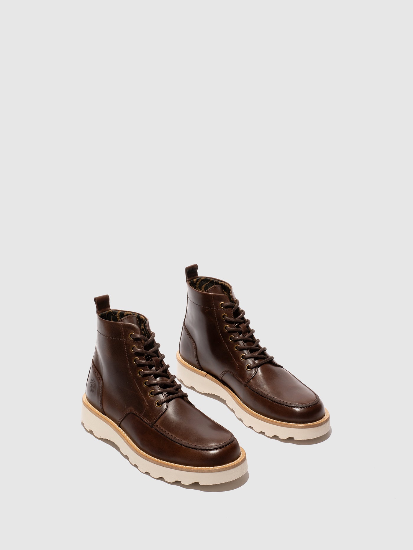 Lace-up Ankle Boots ROIK300FLY DK. BROWN