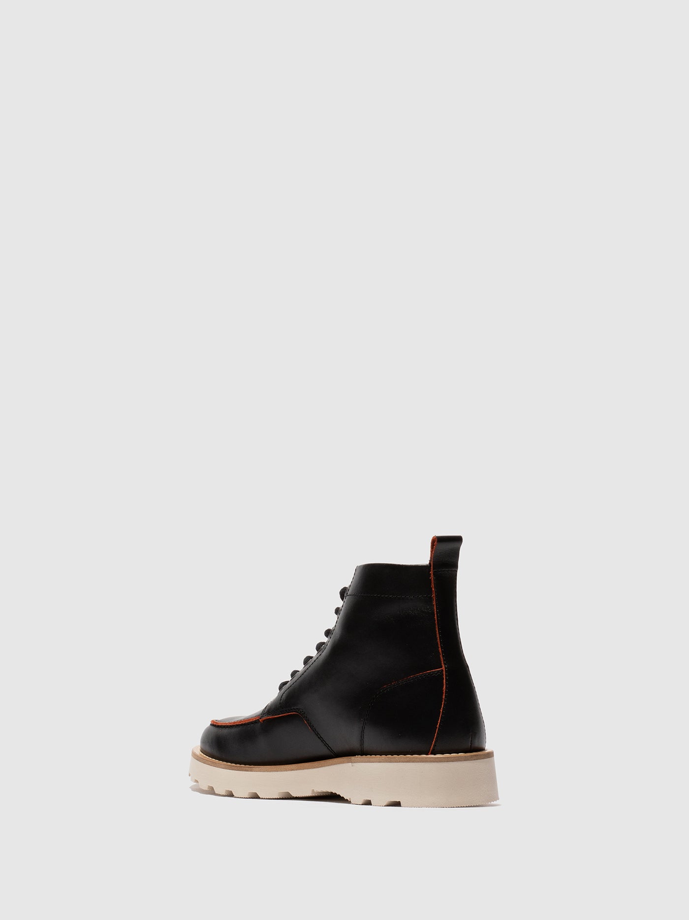 Lace-up Ankle Boots ROIK300FLY BLACK/RED