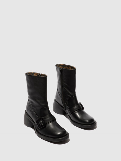 Buckle Ankle Boots HUDA303FLY BLACK