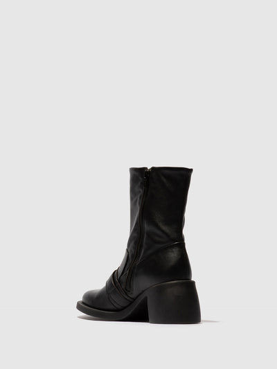 Buckle Ankle Boots HUDA303FLY BLACK