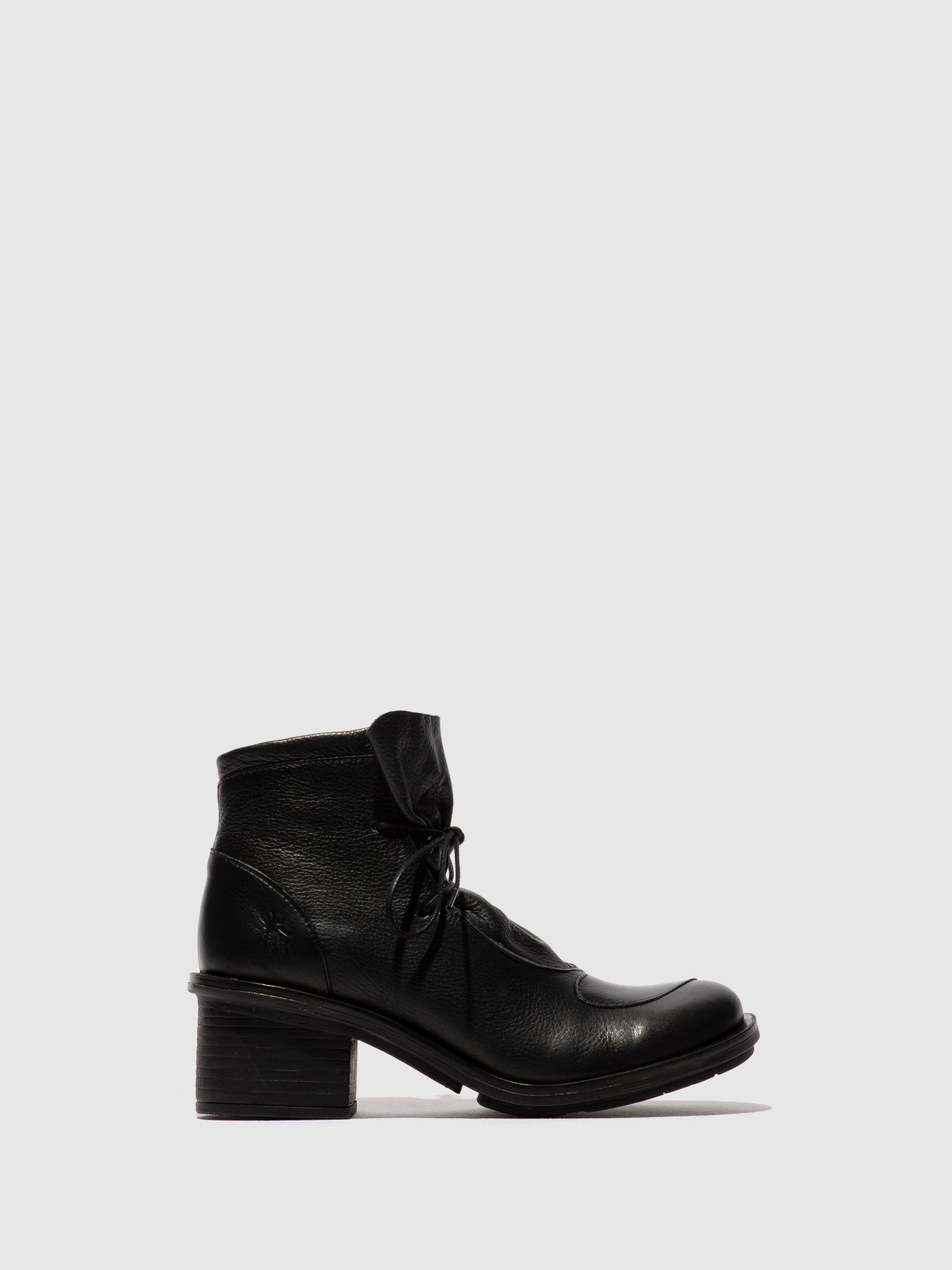 Lace-up Ankle Boots CARF307FLY BLACK