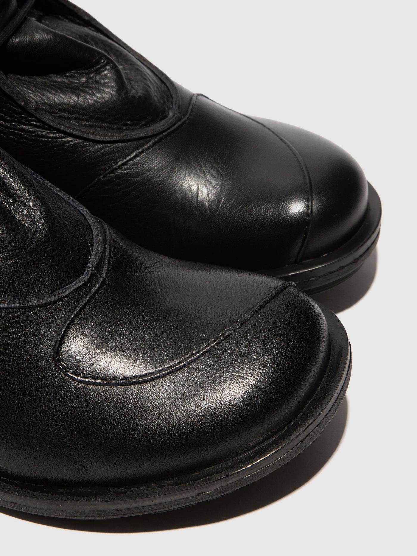 Lace-up Ankle Boots CARF307FLY BLACK