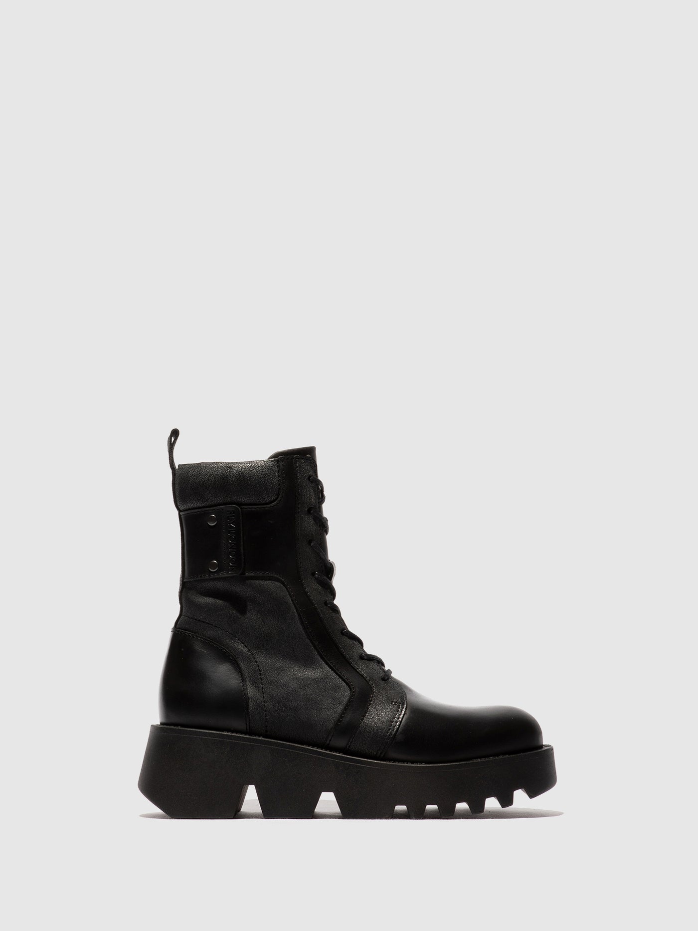 Lace-up Ankle Boots ZELY315FLY BLACK