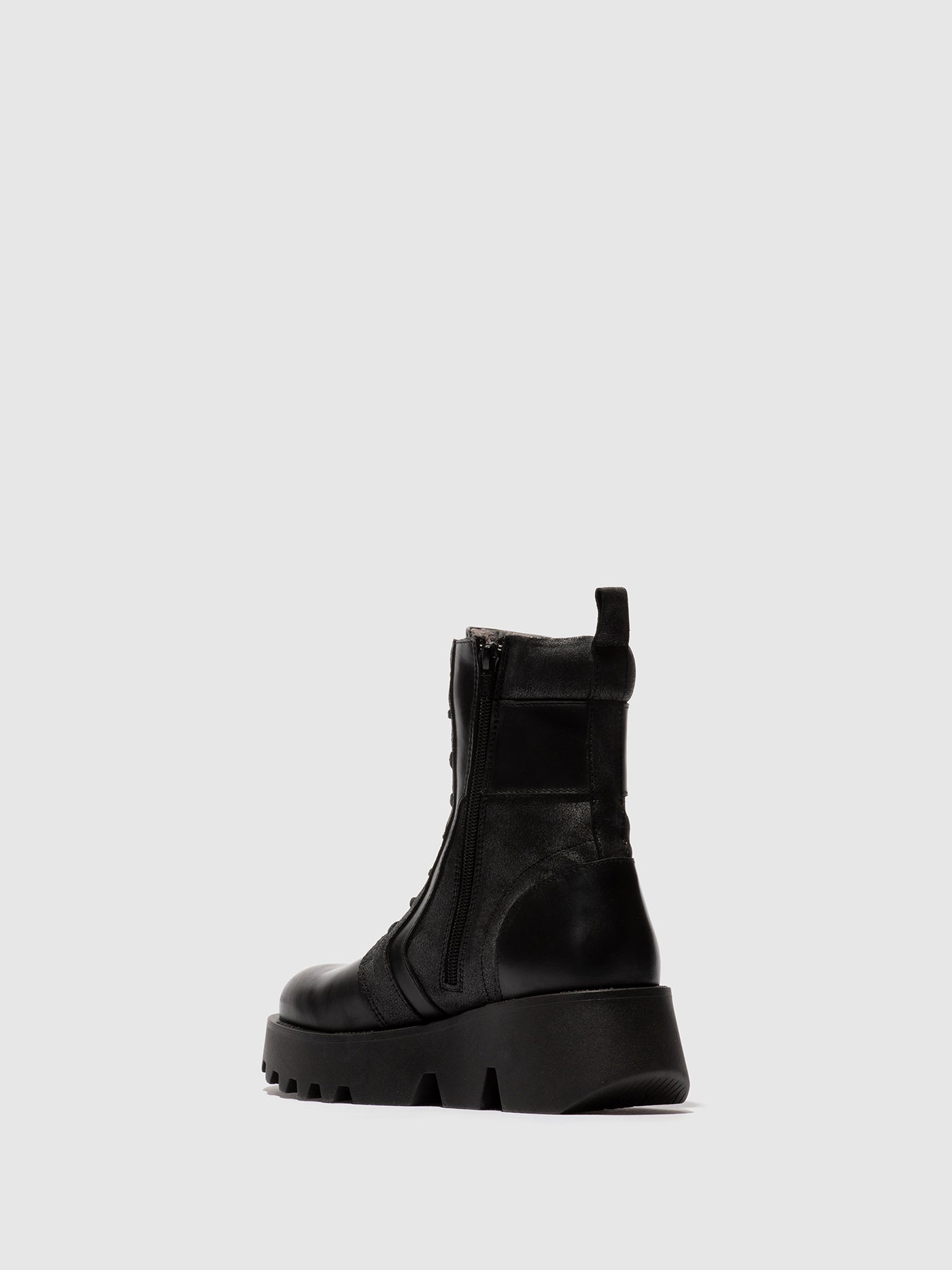 Lace-up Ankle Boots ZELY315FLY BLACK