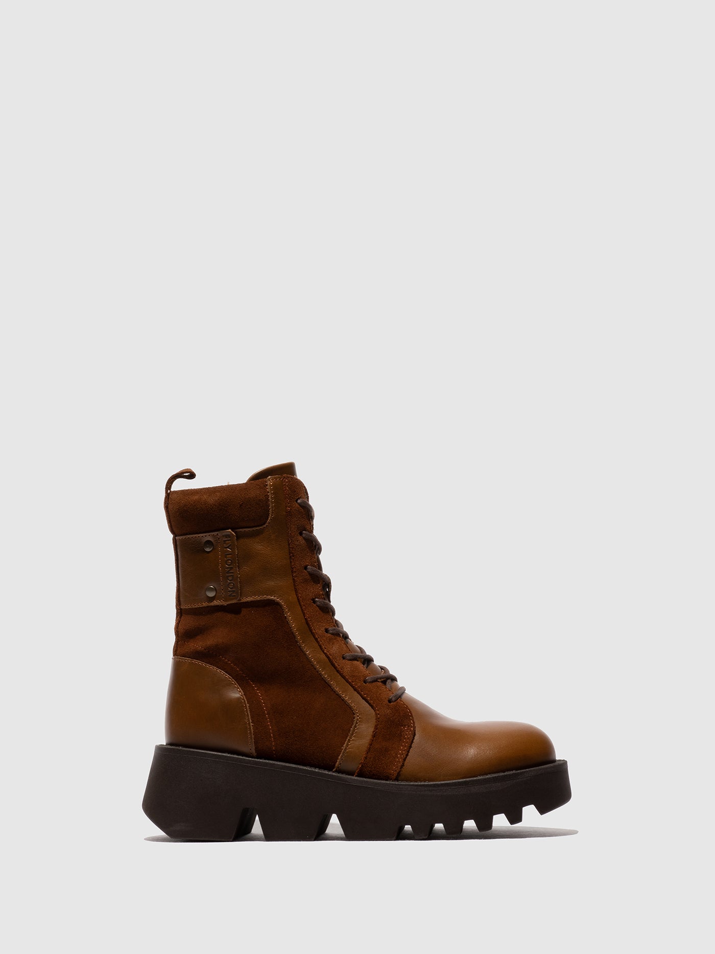 Lace-up Ankle Boots ZELY315FLY CAMEL