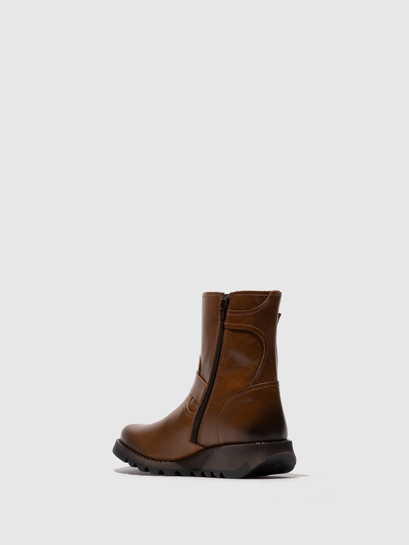 Zip Up Ankle Boots SORF321FLY CAMEL