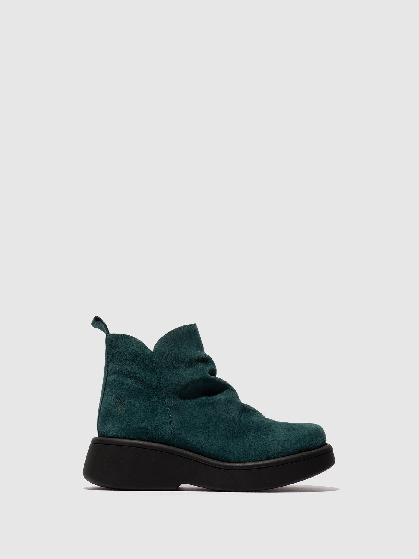 Zip Up Ankle Boots MAZY323FLY PETROL
