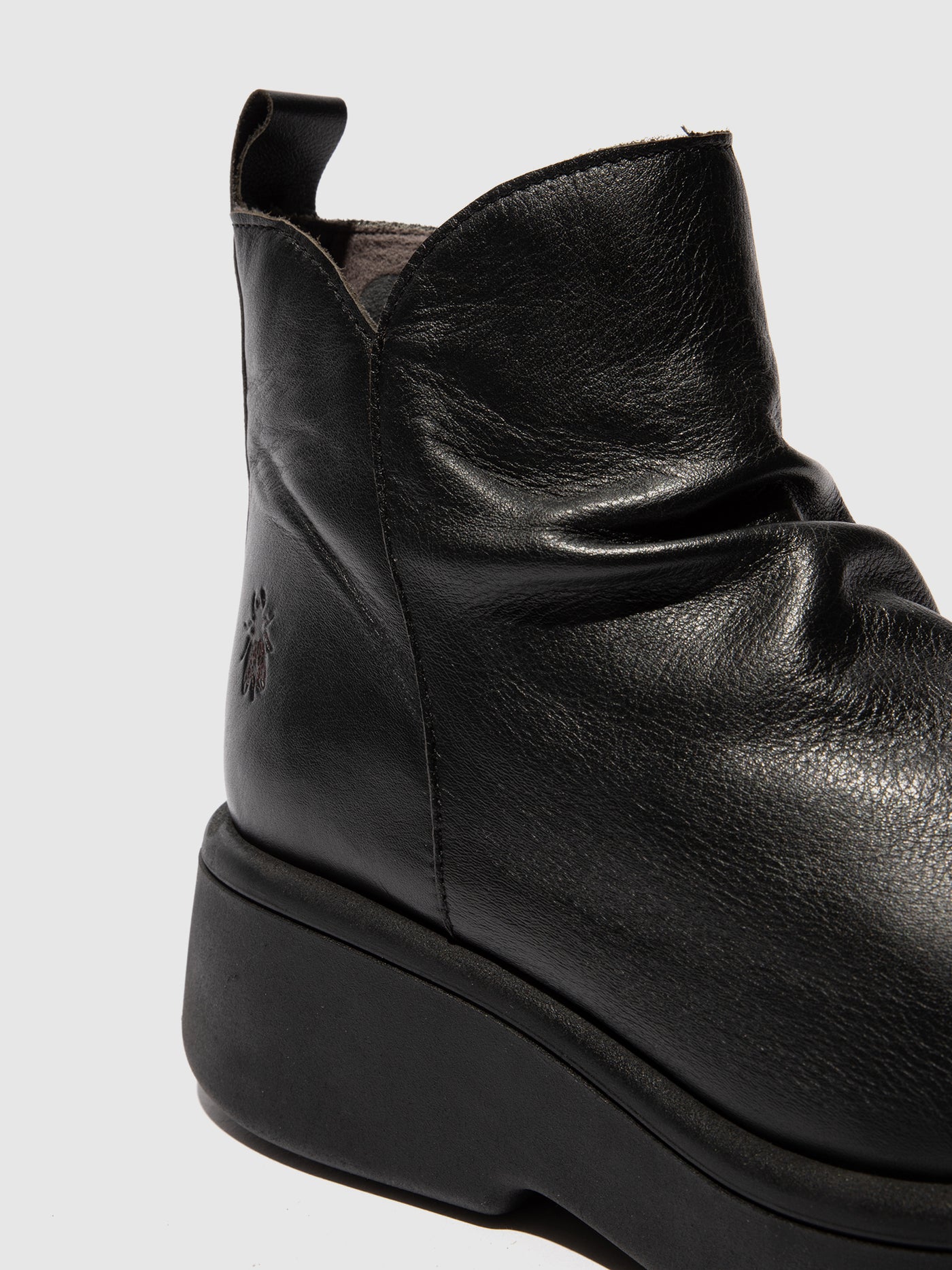 Zip Up Ankle Boots MAZY323FLY DUBLIN BLACK