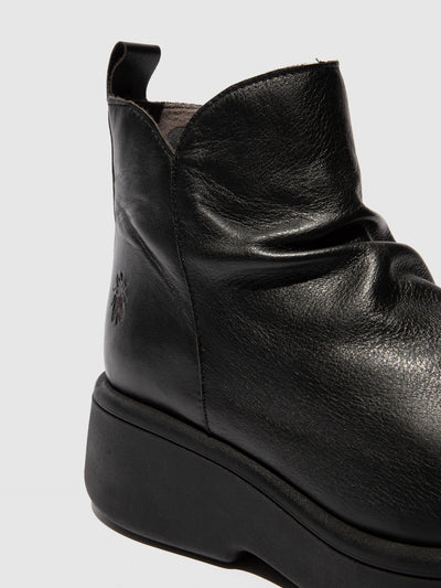 Zip Up Ankle Boots MAZY323FLY DUBLIN BLACK