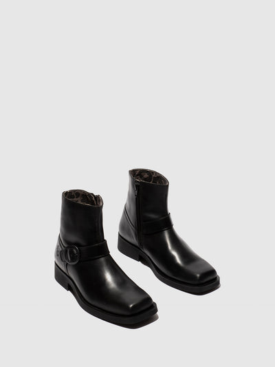 Buckle Ankle Boots RIFU327FLY BLACK