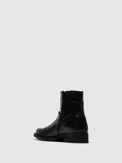 Buckle Ankle Boots RIFU327FLY BLACK