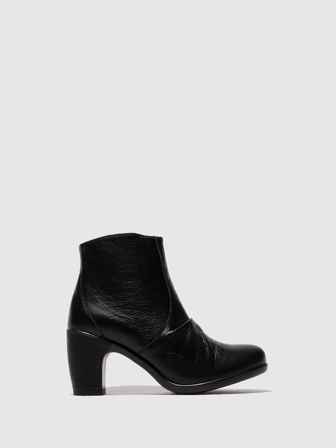 Zip Up Ankle Boots KERY330FLY VELVET BLACK