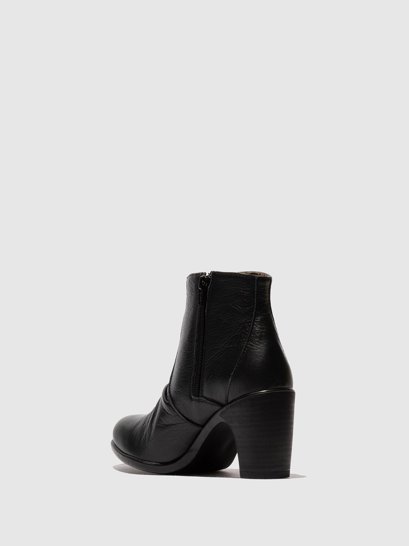 Zip Up Ankle Boots KERY330FLY VELVET BLACK