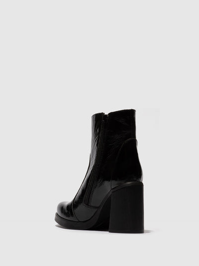 Zip Up Ankle Boots SIJU331FLY BLACK