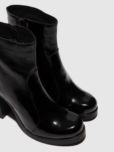 Zip Up Ankle Boots SIJU331FLY BLACK