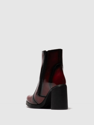 Zip Up Ankle Boots SIJU331FLY INTENSE RUST