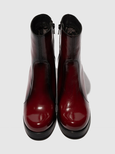 Zip Up Ankle Boots SIJU331FLY INTENSE RUST