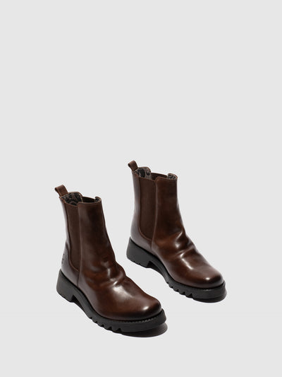 Chelsea Ankle Boots RAFY332FLY DK. BROWN