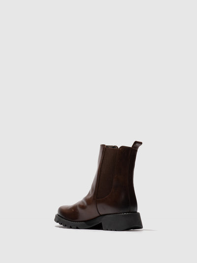 Chelsea Ankle Boots RAFY332FLY DK. BROWN