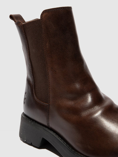 Chelsea Ankle Boots RAFY332FLY DK. BROWN